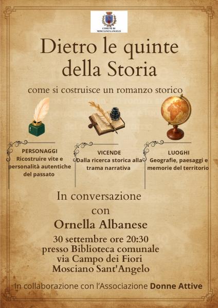 Dietro le quinte della storia - come si costruisce un romanzo storico